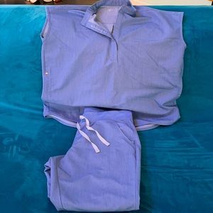 Figs scrub set. Jogger scrub and matching top.
